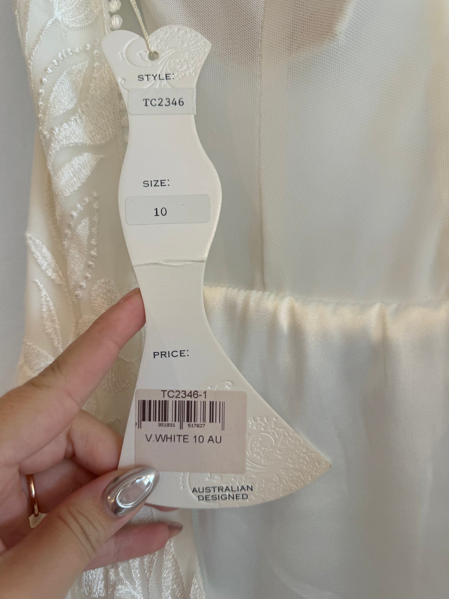 Tania Olsen TC-2346-1 Andromeda SAMPLE SALE SZ 10